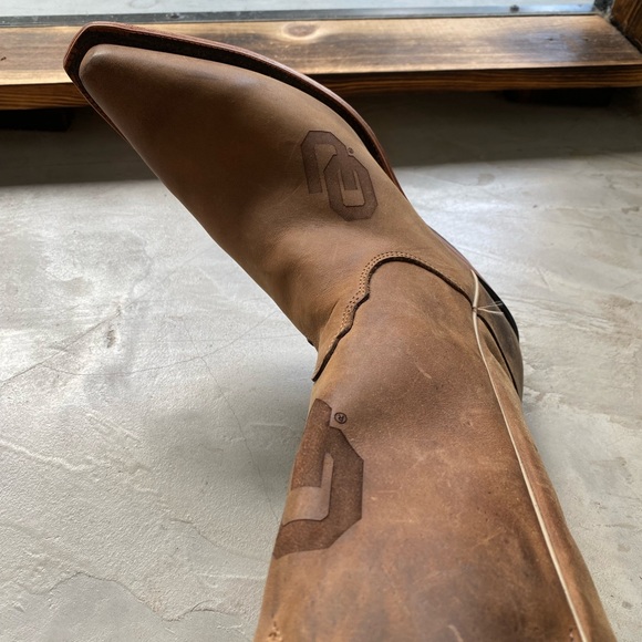 Nocona OU branded boots 7.5 - Picture 6 of 8